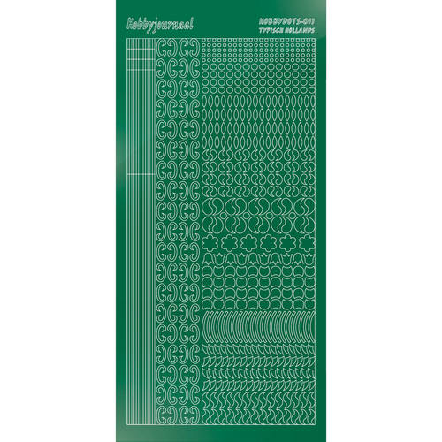 Hobbydots sticker - Mirror - Green