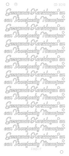 Gezegende Kerstdagen - Zilver