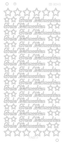 Frohe Weihnachten Platinum - Zilver