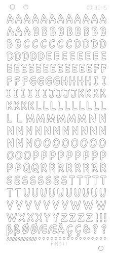 Alphabet Platinum - Silver Alphabet Platinum - Silver