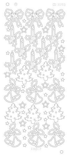 Various X-mas designs Platinum - Zilver Various X-mas designs Platinum - Zilver