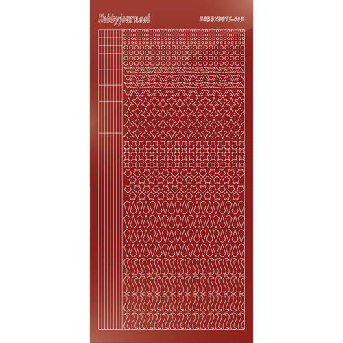 Hobbydots sticker - Mirror - Red Hobbydots sticker - Mirror - Red