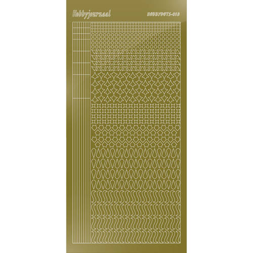 Hobbydots sticker - Mirror - Gold Hobbydots sticker - Mirror - Gold