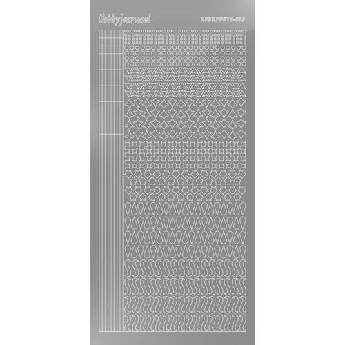 Hobbydots sticker - Mirror - Zilver Hobbydots sticker - Mirror - Zilver