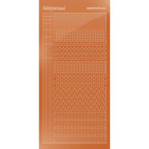 Hobbydots sticker - Mirror - Copper Hobbydots sticker - Mirror - Copper