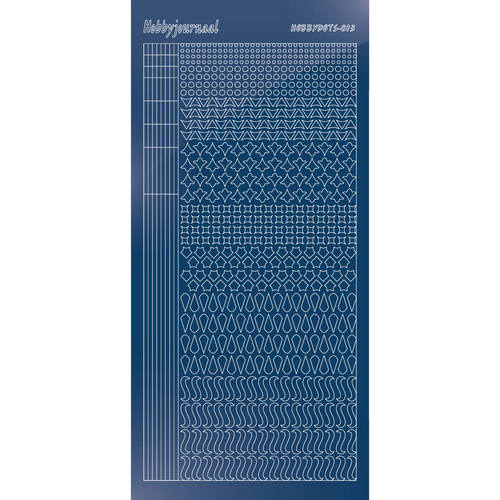 Hobbydots sticker - Mirror - Blue Hobbydots sticker - Mirror - Blue