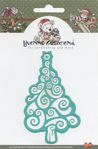Die - Yvonne Creations - Christmas tree Die - Yvonne Creations - Christmas tree
