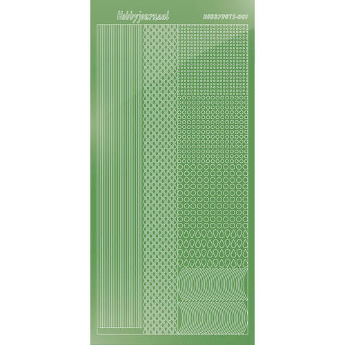Hobbydots sticker - Mirror - Lime Hobbydots sticker - Mirror - Lime