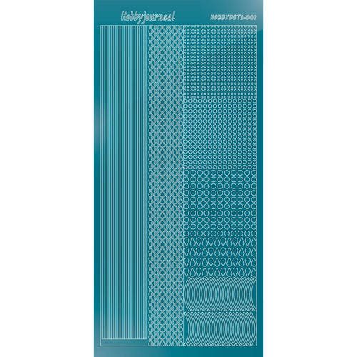 Hobbydots sticker - Mirror - Turquoise Hobbydots sticker - Mirror - Turquoise