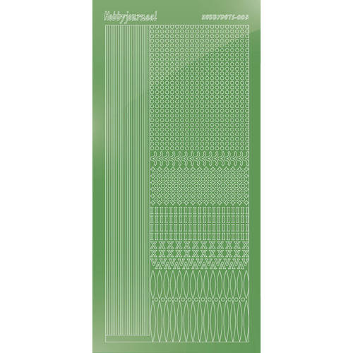Hobbydots sticker - Mirror - Lime Hobbydots sticker - Mirror - Lime
