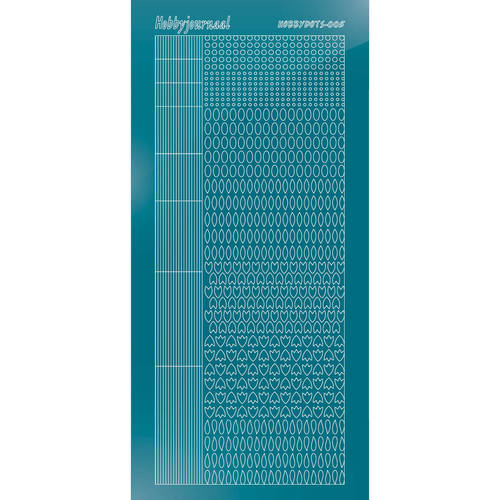 Hobbydots sticker - Mirror - Turquoise Hobbydots sticker - Mirror - Turquoise