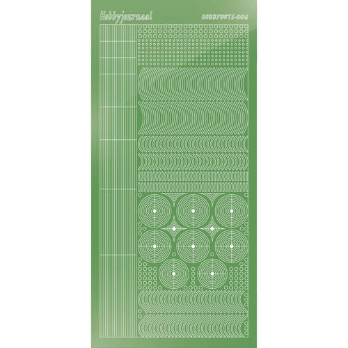 Hobbydots sticker - Mirror - Lime Hobbydots sticker - Mirror - Lime