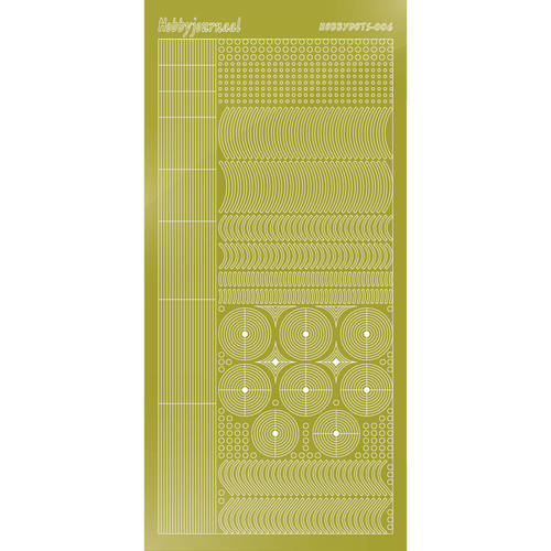 Hobbydots sticker - Mirror - Yellow Hobbydots sticker - Mirror - Yellow