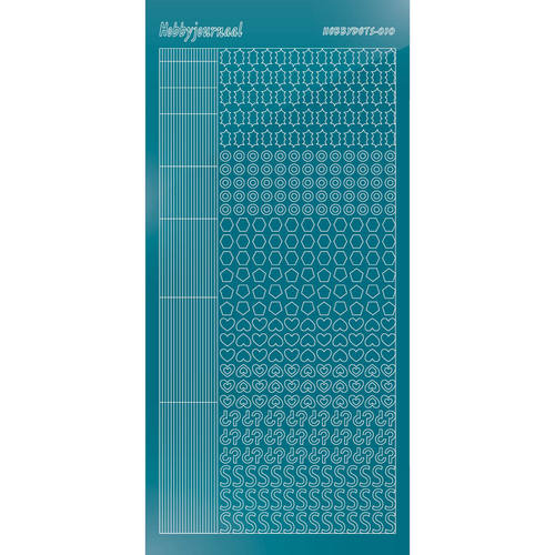 Hobbydots sticker - Mirror - Turquoise Hobbydots sticker - Mirror - Turquoise