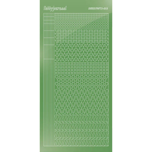Hobbydots sticker - Mirror - Lime Hobbydots sticker - Mirror - Lime