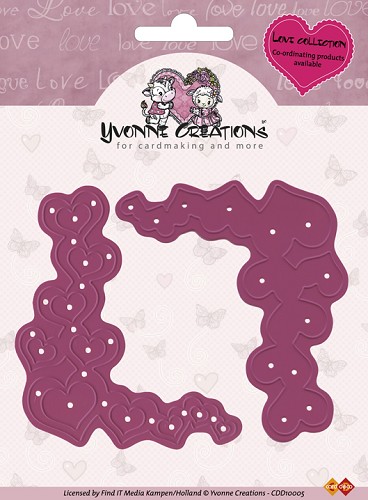 Die - Yvonne Creations - Love - Corners Die - Yvonne Creations - Love - Corners