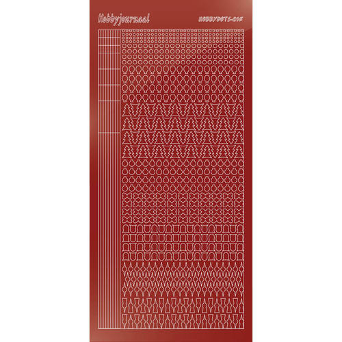 Hobbydots sticker - Mirror Red