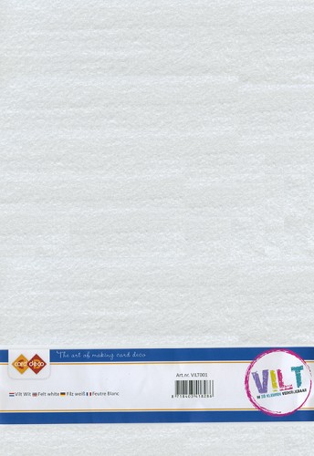 Vilt - Card Deco - Wit Vilt - Card Deco - Wit