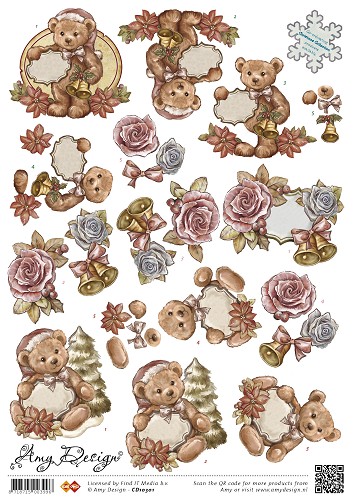 Flowers 3D-Knipvel Amy Design