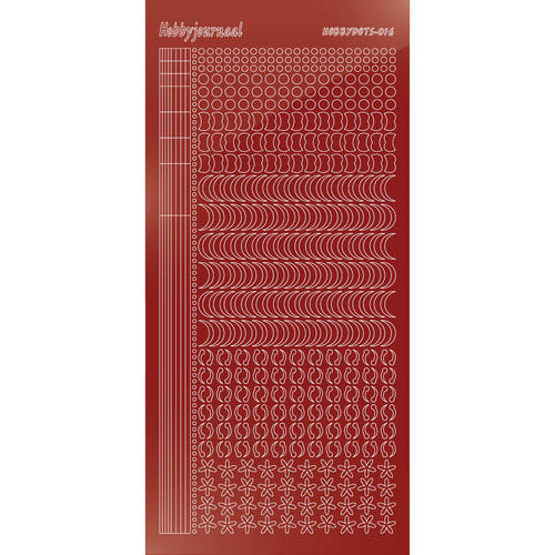 Hobbydots sticker - Mirror Red Hobbydots sticker - Mirror Red