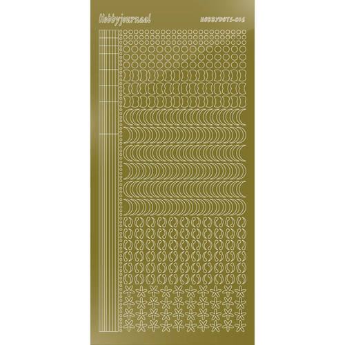 Hobbydots sticker - Mirror Gold Hobbydots sticker - Mirror Gold
