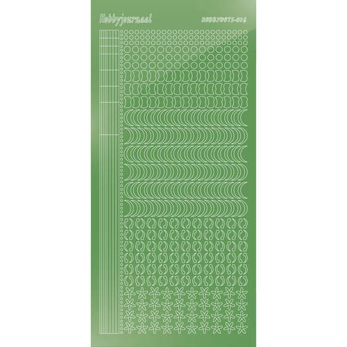 Hobbydots sticker - Mirror Lime Hobbydots sticker - Mirror Lime