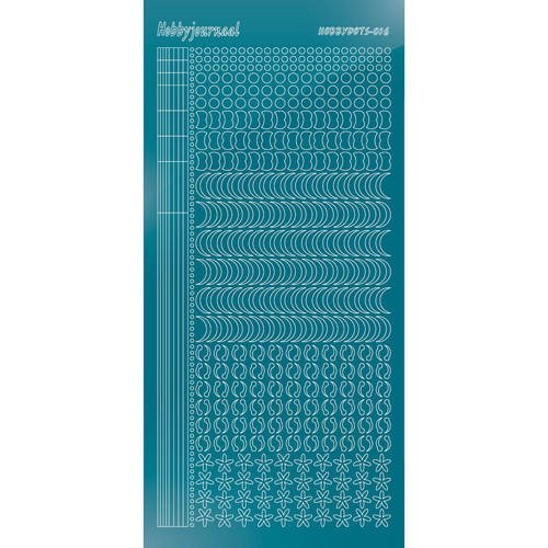 Hobbydots sticker - Mirror Turquoise Hobbydots sticker - Mirror Turquoise