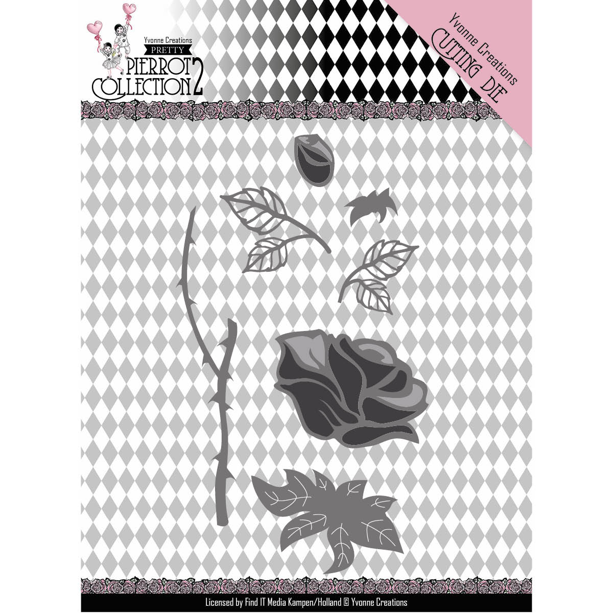 Rose - Pretty Pierrot 2 - Snijmal - Yvonne Creations Rose - Pretty Pierrot 2 - Snijmal - Yvonne Creations