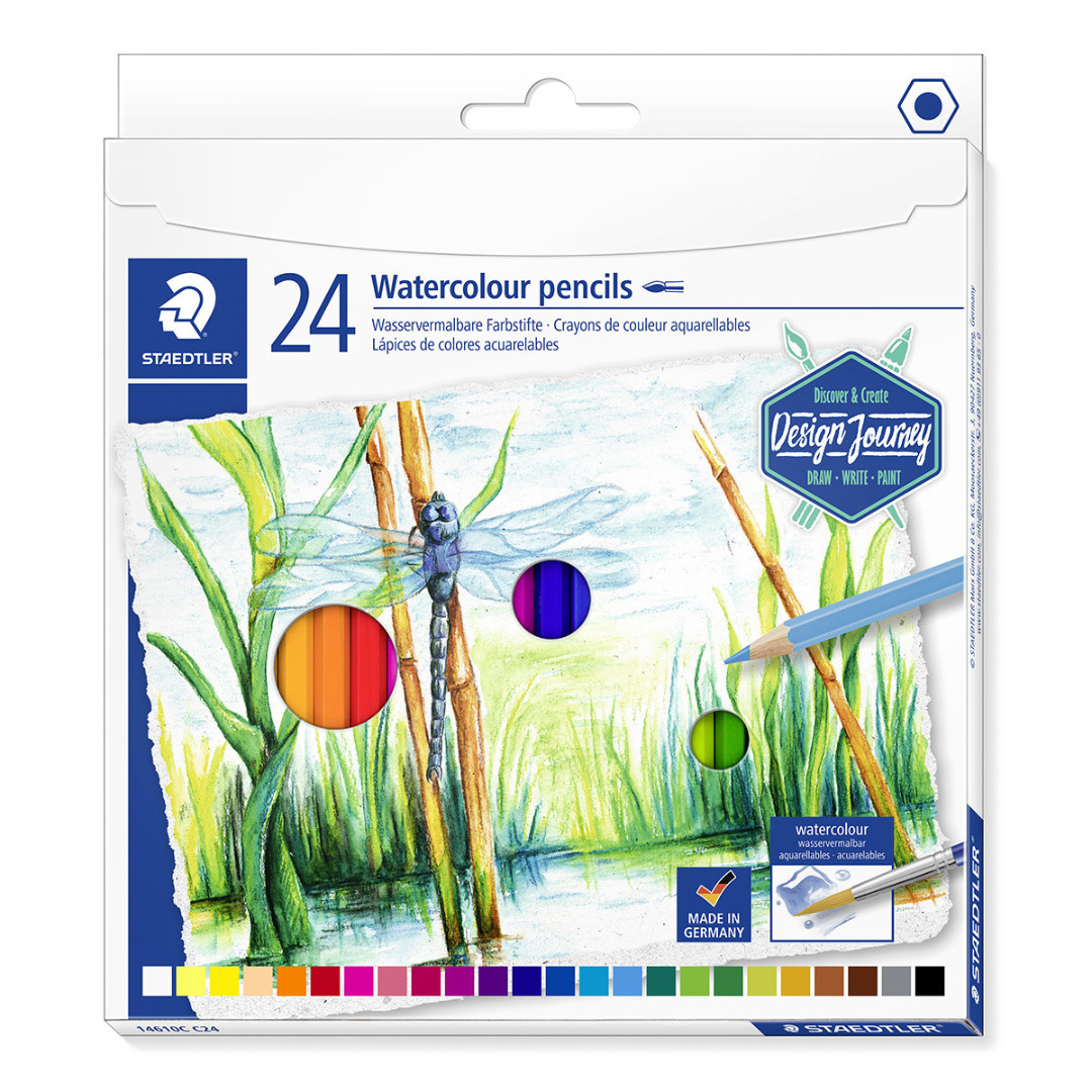 aquarel kleurpotloden - set 24 st DJ aquarel kleurpotloden - set 24 st DJ