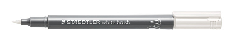 White Metallic Brush White Metallic Brush