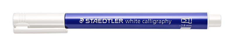 White Metallic Calligraphy Pen White Metallic Calligraphy Pen