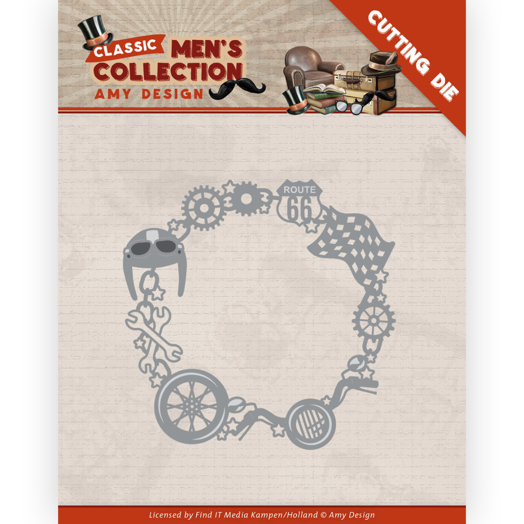 Dies - Amy Design – Classic men's Collection - Motorcycling Frame Dies - Amy Design – Classic men's Collection - Motorcycling Frame