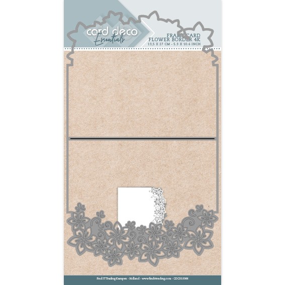 Card Deco Essentials Frame Dies - Flower - 4K Card Deco Essentials Frame Dies - Flower - 4K
