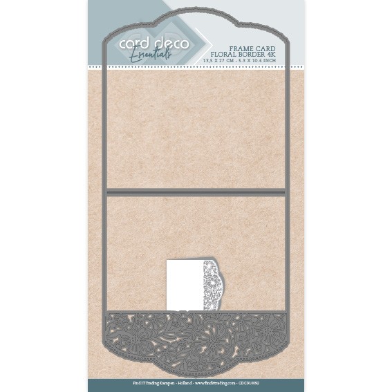 Card Deco Essentials Frame Dies - Floral Border - 4K Card Deco Essentials Frame Dies - Floral Border - 4K
