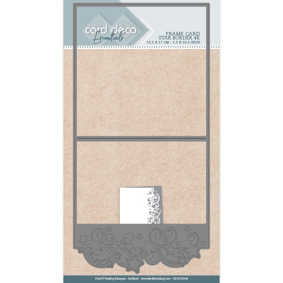 Card Deco Essentials Frame Dies - Star Border - 4K Card Deco Essentials Frame Dies - Star Border - 4K