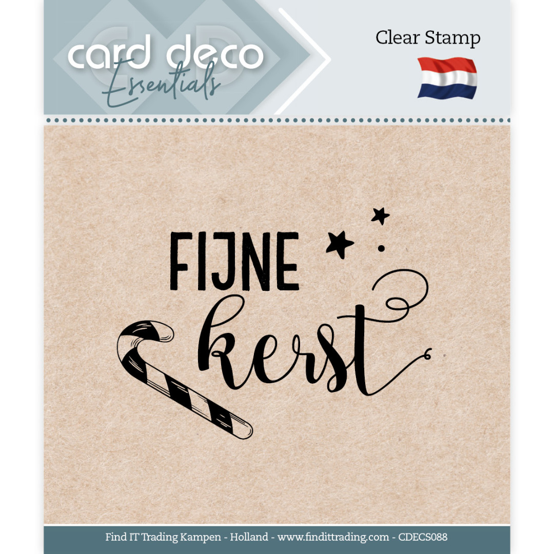 Card Deco Essentials - Clear Stamps - Fijne Kerst Card Deco Essentials - Clear Stamps - Fijne Kerst