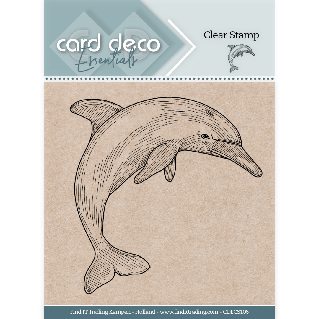 Card Deco Essentials Clear Stamps - Dolphin Card Deco Essentials Clear Stamps - Dolphin