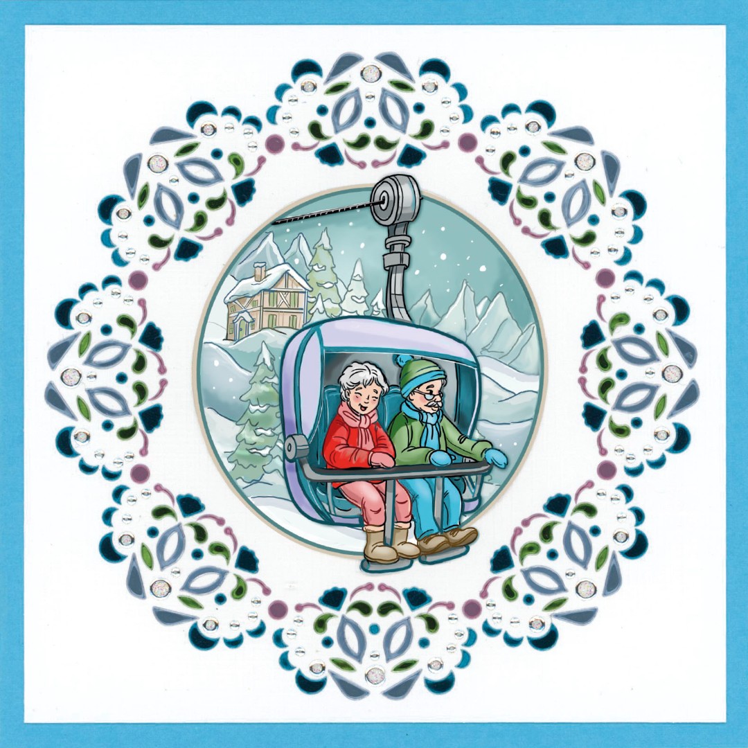 Creative Hobbydots 33 - Yvonne Creations -  Funky Nanna -Nordic Winter