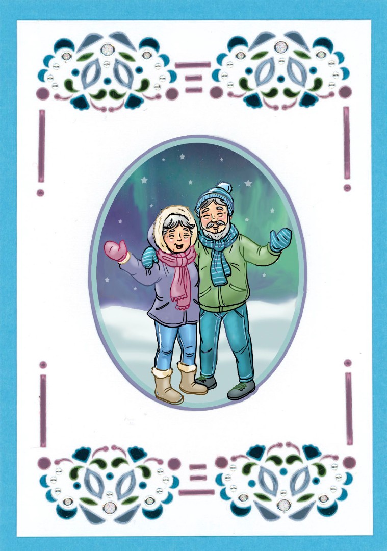 Creative Hobbydots 33 - Yvonne Creations -  Funky Nanna -Nordic Winter