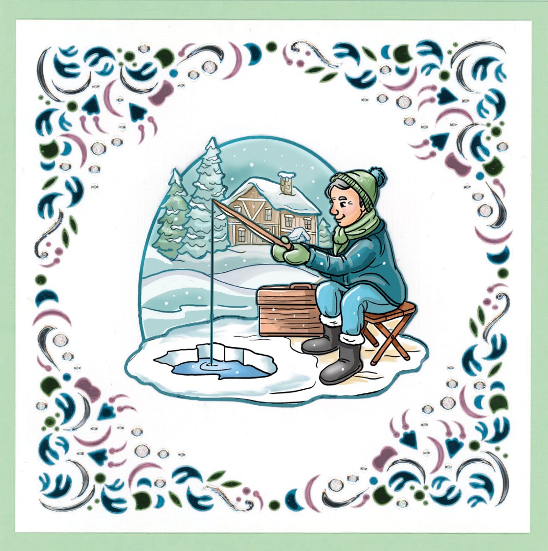 Creative Hobbydots 33 - Yvonne Creations -  Funky Nanna -Nordic Winter