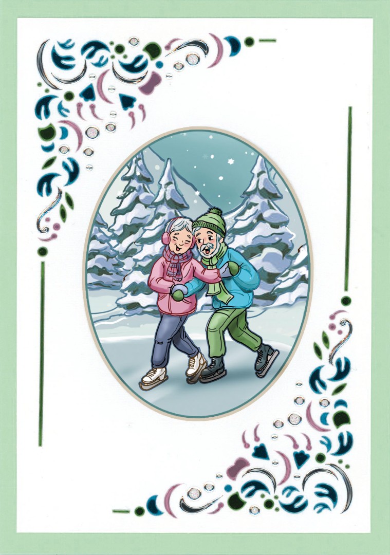 Creative Hobbydots 33 - Yvonne Creations -  Funky Nanna -Nordic Winter