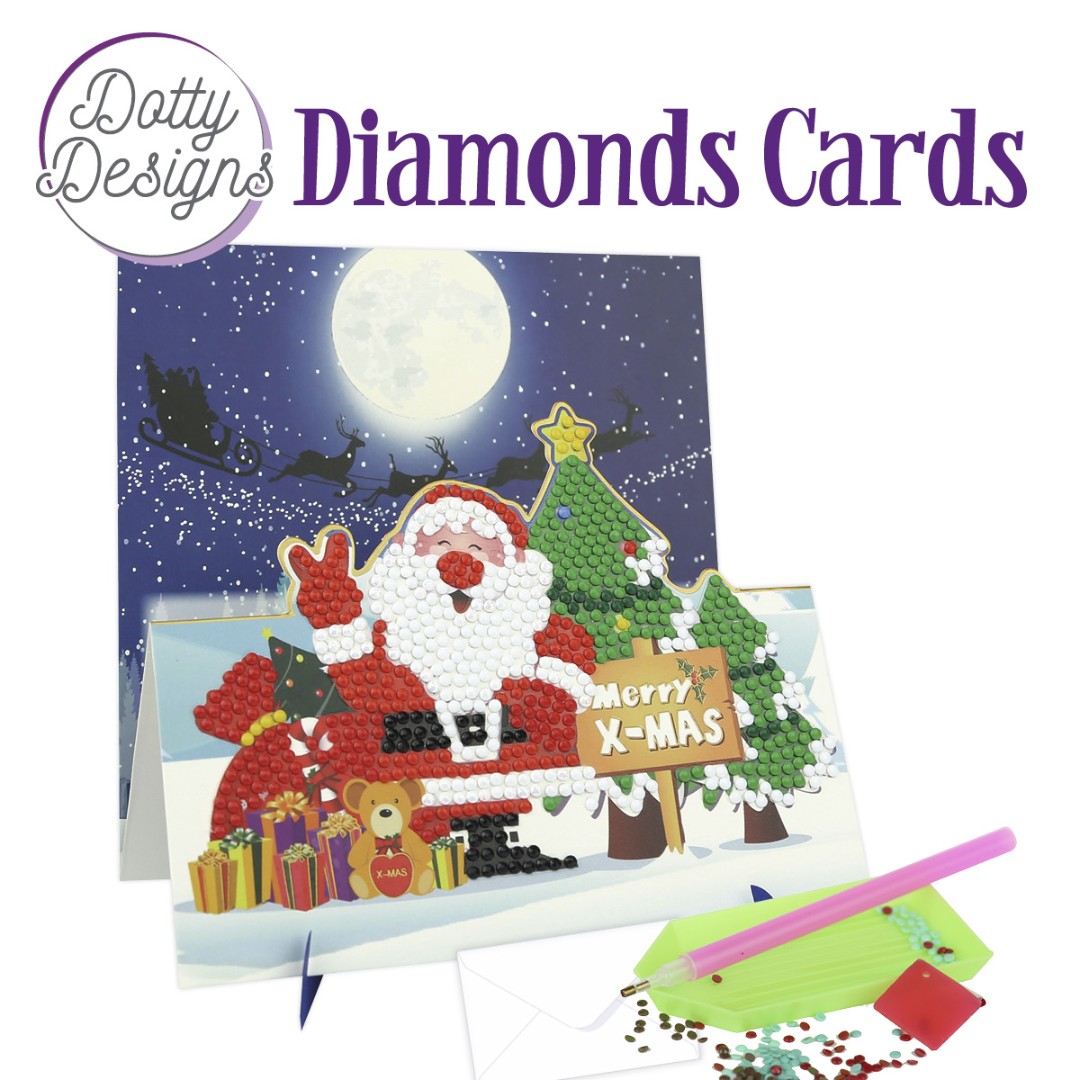 Dotty Designs Diamond Easel Card 145 - Merry X-mas Dotty Designs Diamond Easel Card 145 - Merry X-mas