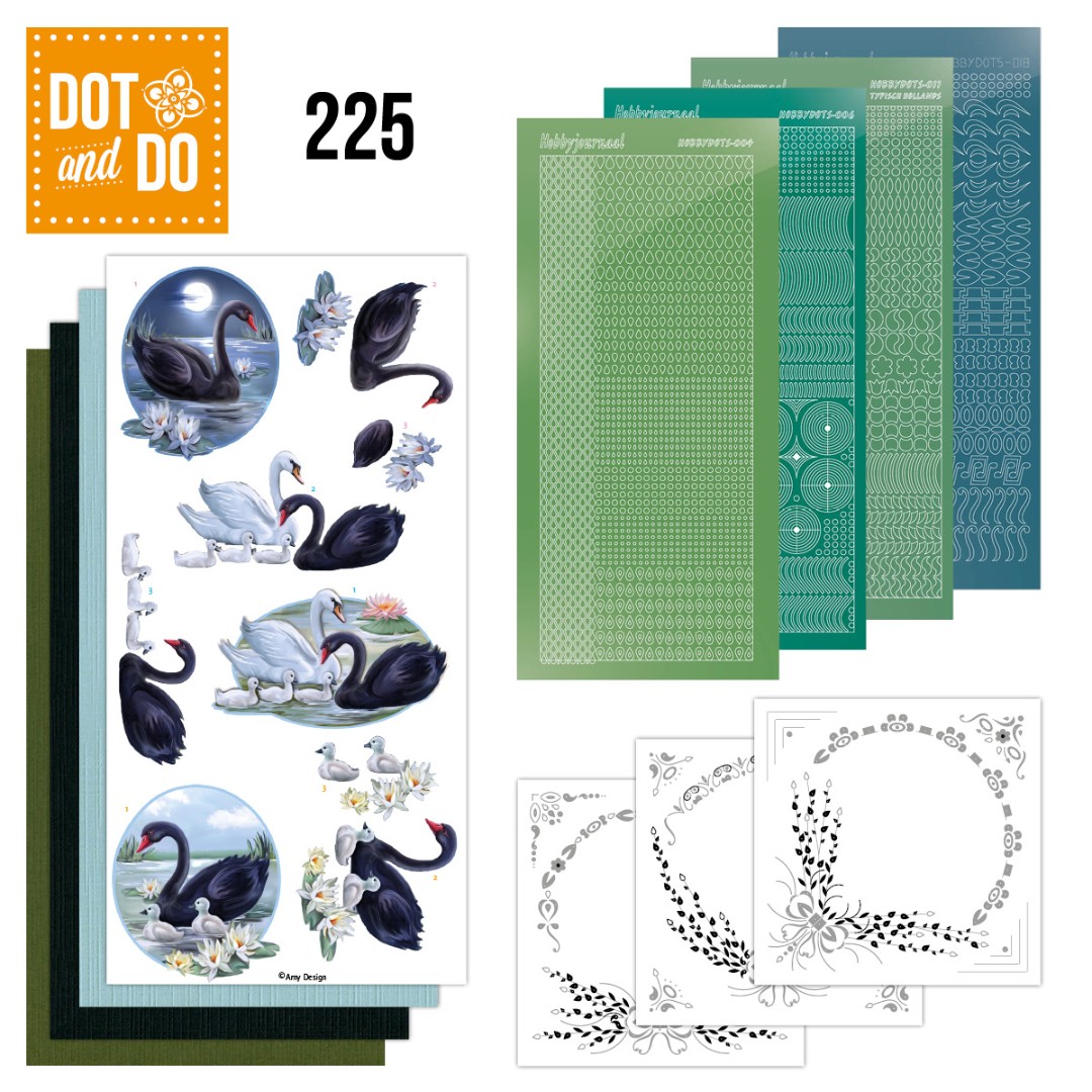 Dot and Do 225 - Amy Design - Elegant Swans Dot and Do 225 - Amy Design - Elegant Swans