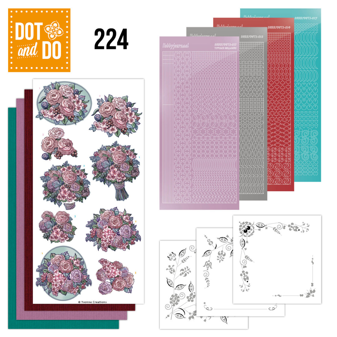 Dot and Do 224 - Yvonne Creations - Stylish Flowers - Sweet Bouquet Dot and Do 224 - Yvonne Creations - Stylish Flowers - Sweet Bouquet