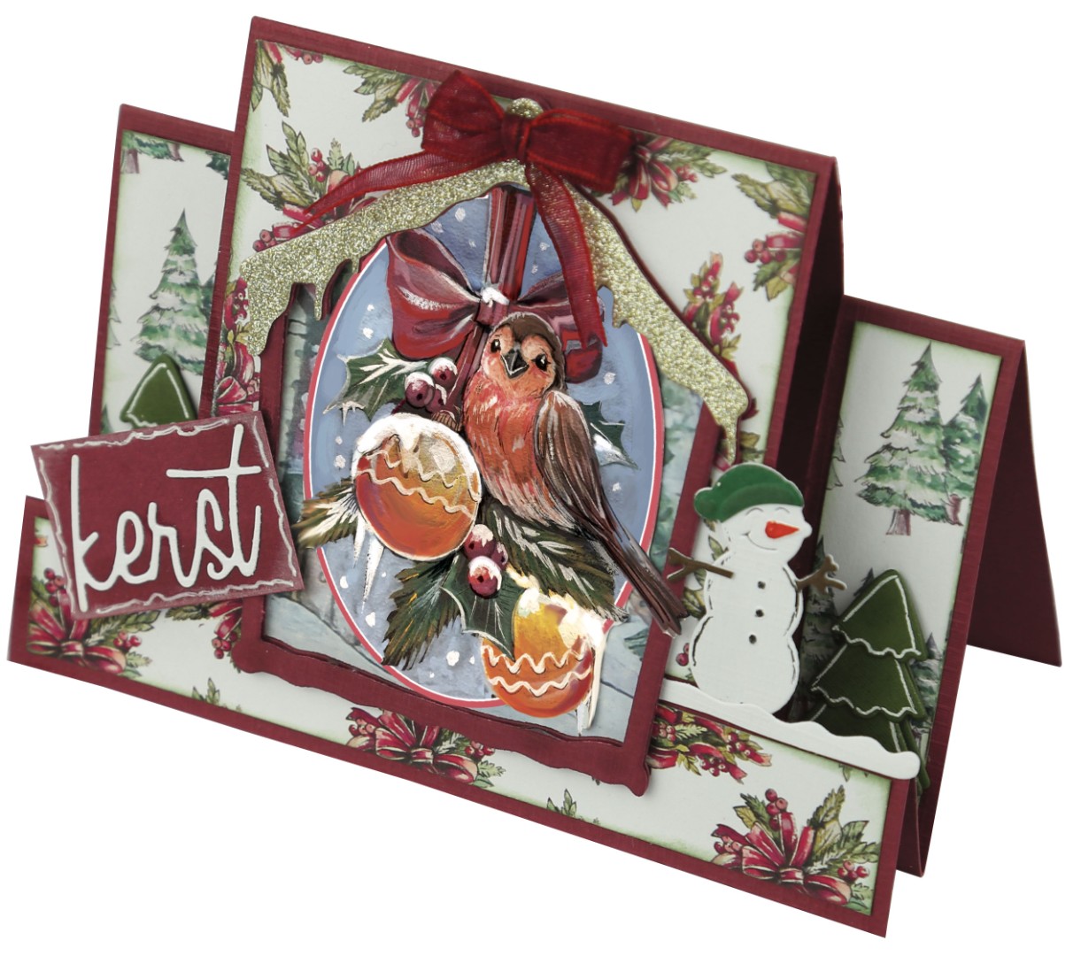 3D Cutting Sheet - Yvonne Creations - Christmas Miracle - Bird