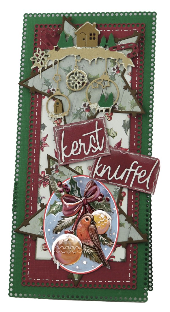 3D Push Out - Yvonne Creations - Christmas Miracle - Bird