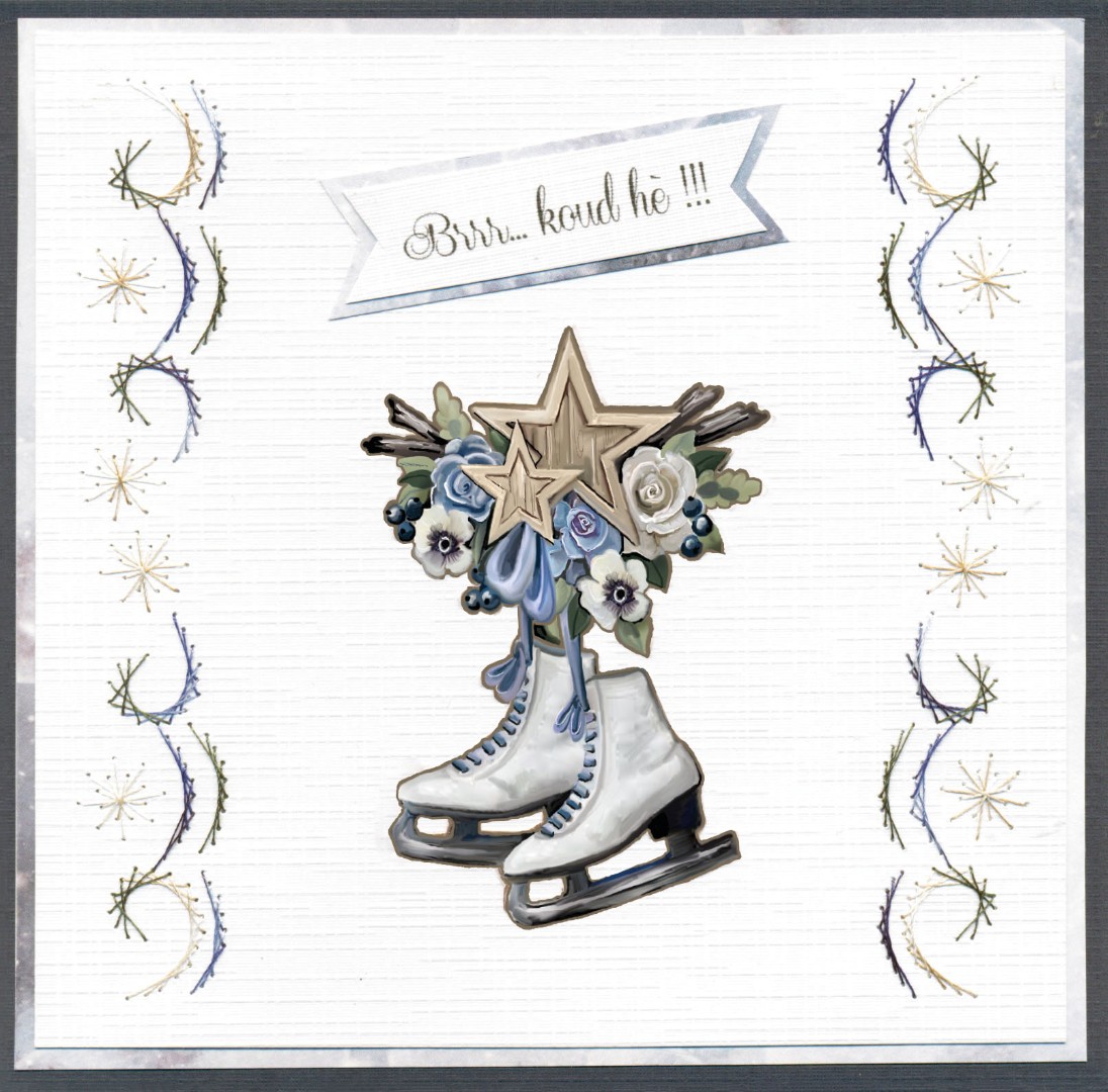 3D Cutting Sheet - Amy Design - Whispers of Winter - Skating