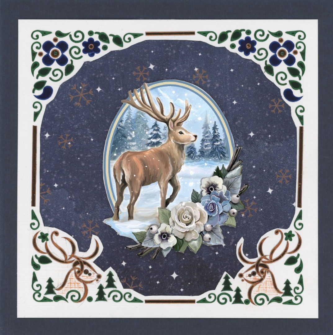 3D Push Out - Amy Design - Whispers of Winter - Forest Animals