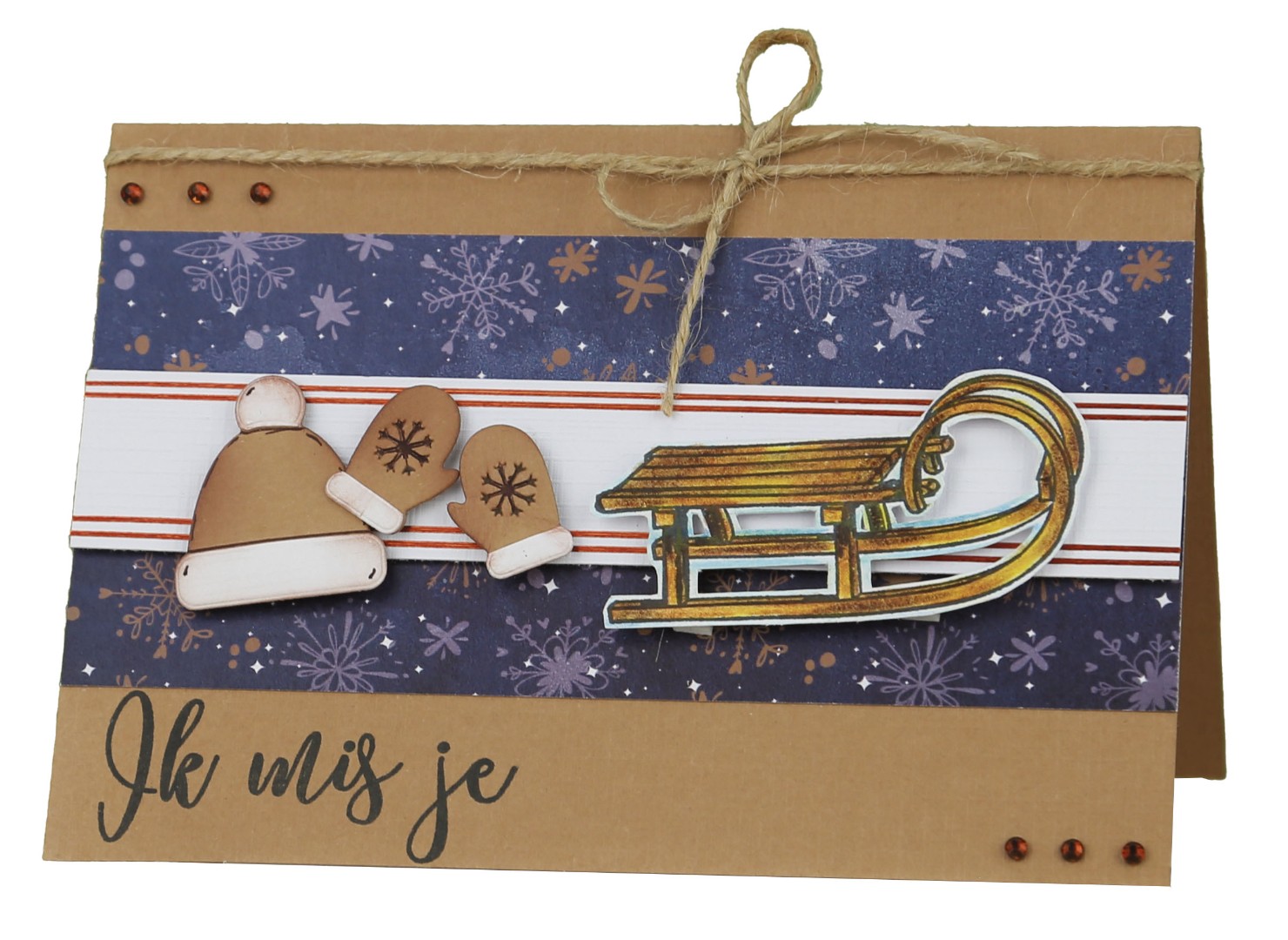 Card Deco Essentials Clear Stamps - Sledge