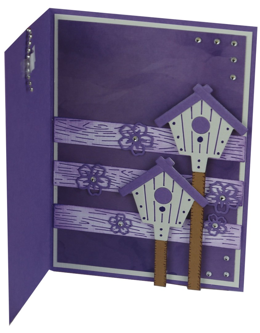 Dies - Precious Marieke - Purple Passion - Fence with Pansies